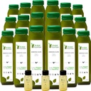 Celery Juice Cleanse von Raw Fountain, All Natural Raw, Cold Pressed Juices, Morning Detox Cleanse, 30 Flaschen 12oz, 5 Bonus Ginger Shots