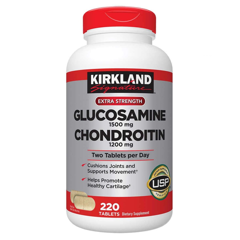 Kirkland Signature Glucosamine & Chondroitin, 220 Tabletten (2 Packung)