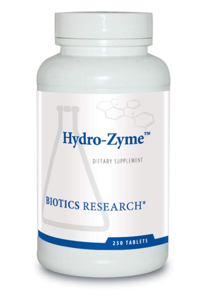 Recherche en biotique Hydro ZymeTM - Enzymes digestives (Enzimas Digestivas) Pour les femmes et les hommes - Enzymes pour supplément de digestion contient Betaine HCL - soutient le pH gastrique sain et la santé immunitaire-250 Enzymes
