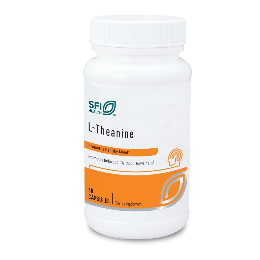 Klaire Labs L-Theanine - 100 mg Suntheanine pour promouvoir la relaxation (60 capsules)