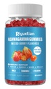 Gummies Ashwagandha pour les femmes et les hommes - Stress Relief, Immune Support & Augmentation de l'énergie - Sans sucre, Vegan - Suppléments de racine Ashwagandha biologique Gummy- Fraise naturelle Flavor (60 comte)