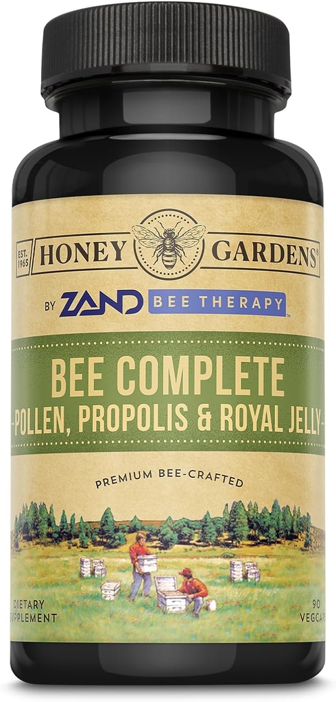 Honey Gardens Bee Pollen Royal Jelly und Propolis Kapseln, 90 Graf