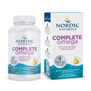 Nordic Naturals Complete Omega, Lemon Flavor - 120 gels mous - 565 mg Omega-3 - EPA & DHA avec ajout de GLA - peau saine, cognition, humeur positive - non-OGM - 60 portions