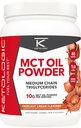 Ketologic MCT Öl Pulver Haselnusscreme (1 LB) – Keto Coffee Creamer & Energy Support – 41 Servierungen von Medium Chain Triglyceride für Fokus & Kraftstoff