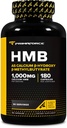 Primaforce HMB (Beta-Hydroxy Beta-Methylbutyrat) 1000mg, 180 Kapseln (500mg pro Kapsel) - Glutenfreie und nicht-GMO Ergänzung