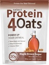 PEScience Protein4Oats, Pulver, um Amazing Tasting Protein Oatmeal zu machen, mit Whey und Casein, Glutenfrei, Maple Brown Zucker, 12 Portionen