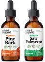 Wild & Organic Pine Bark Tinkture 2 fl oz & Saw Palmetto Tinktur 2 fl oz