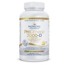 Nordic Naturals ProOmega 2000-D, Lemon Flavor - 90 Soft Gels - 2150 mg Omega-3 + 1000 IU D3 - Ultra High-Potency Fish Oil - EPA & DHA - Gehirn, Herz, & Immune Health - Non-GMO - 45 Servierungen