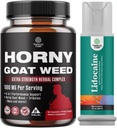 Bundle of Horny Goat Weed für Männer mit Black Maca Root, Tongkat Ali, Saw Palmetto & Panax Ginseng Extract und Lidocaine Desensitizing Topical Spray Climax Control - Boost Endurance und Stamina