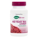 NaturesPlus Kräuter-Aktive Red Yeast Rice 600mg & CoQ10 100mg, Extended Release - 30 Vegan Tabletten - Maximale Potenz-Ergänzung, Antioxidans - Vegetarisch, Glutenfrei - 30 Portionen