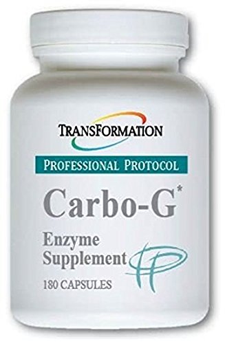 TRANSFORMATION THE GENESIS of GOOD HEALTH Enzymes Carbo-G High Potency Enzyme Blend Formel-Ergänzung mit Probiotics & Herbs, für Kohlenhydrat-Aufbruch, Nährstoffaufnahme, 180 Kapseln