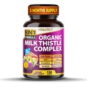 VEGATOT Organic Milk Thistle Complex 9 in 1 Formel - mit Milk Thistle Artichoke NAC Zink Dandelion Berberine Burdock Black Pepper (150 Count (Pack 1))