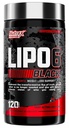 Nutrex Lipo-6 Black Max Strength Fat Burner - Fast Acting Energy, Weight Loss Diet Pills – Appetite Suppressant, Metabolism Booster - 120 Kapseln