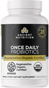 Nutrition ancienne Probiotiques certifiés biologique régénératifs, probiotiques quotidiens Une fois par jour, soutien de la digestion saine et du système immunitaire, 25 milliards d'UFC* par portion, 30 comtes