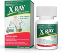 X RAY Extra Strength Pain Reliever: acétaminophène 500 mg, Aspirine, caféine - 24 comprimés chacun, Formule de Potent pour la migraine, maux de tête et soulagement de la douleur du dos, réduit l'inflammation