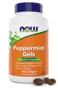 Maintenant gels de menthe poivrée avec huile de gingembre et huile de fenouil, 150 softgels, enrobé entérique
