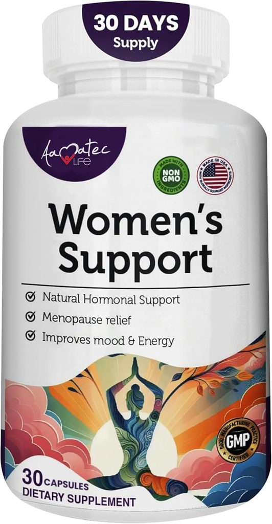 Frauen Unterstützung Ergänzung- Natürliche Hormon-Verordnung- Menopause Unterstützung Ergänzung- Estrogen Rich Ergänzung- aktive Zutaten Pillen zu helfen Balance Hormone Non-GMO