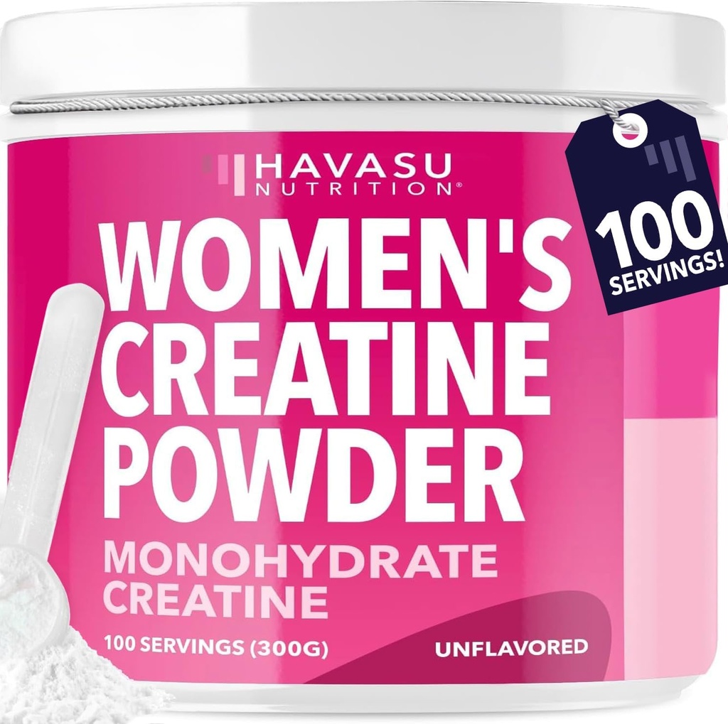 Kreatin für Frauen - Formuliert für Frauen - 3g Mikronisierte Kreatin Monohydrate Pro Servieren Energie, Lean Muskelmasse und Psychische Klarheit - Unflavored, Vegan, Non-GMO, 100 Servietten