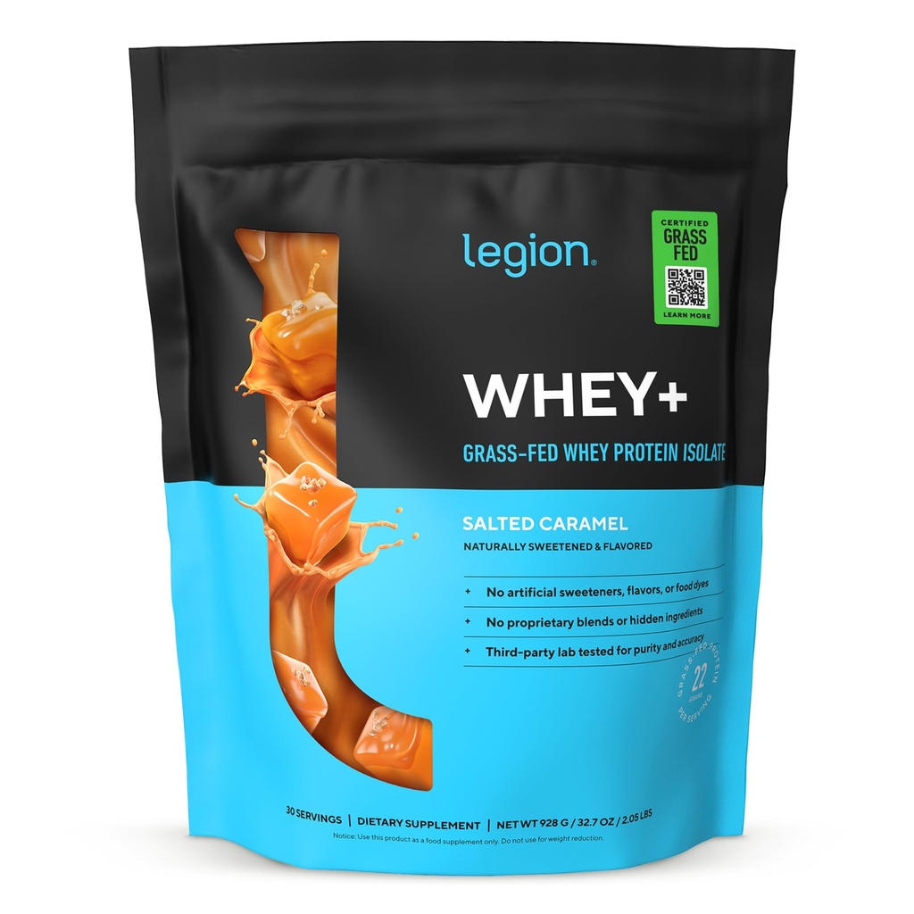 RECHT Whey+ Protein Whey Isolate von Grass Fed Cows - Whey Protein Isolate Powder Low Calorie, Non-GMO, Sugar Free, Lactose und Glutenfrei, Alle natürlichen Proteinpulver für Männer & Frauen, 30 Servierungen