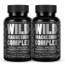 Aliments sauvages Supplément complexe de magnésium avec 7X formes de haute absorption, spectre complet, digestion facile de 500mg Glycinate, Bisglycinate, Malate, Orotate, Citrate, Taurate de 90 Capsule (paquet de 2)