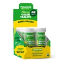 Erstaunliche Grass Effervescent Tabletten: Grüne Superfood Wasser Flavoring Tablet mit Antioxidantien & Alkalisierende Grüns, Zitronenlime, 60 Zähler