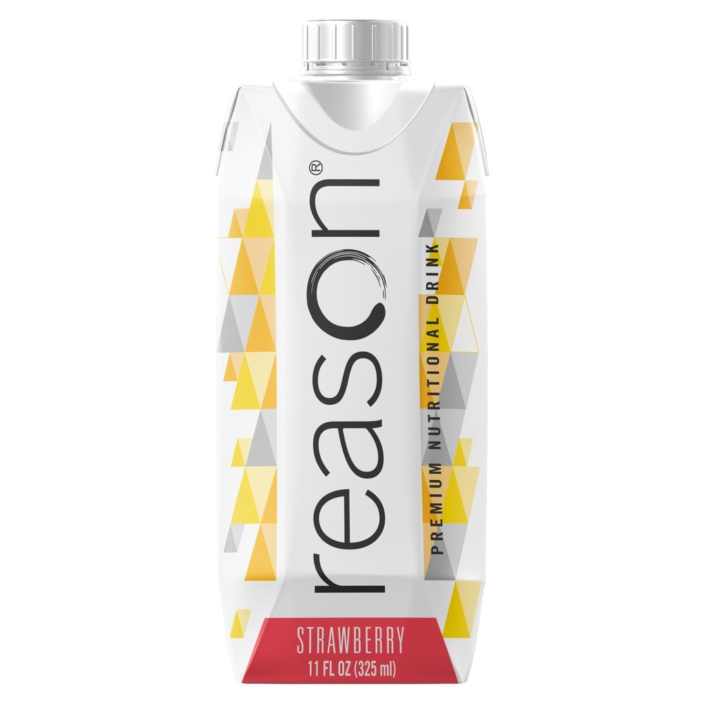 Raison Premium haute teneur en protéines de calories - Sans soja, gluten, OGM, arômes artificiels et édulcorants - NSF certifié, lactose-friendly, et idéal pour l'alimentation des tubes - Fraise, 11 oz