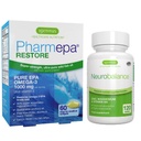 Igennus Pharmepa Restore EPA + Neurobalance Zink, Magnesium & Vitamin B6 Mood Health Bundle für Aufmerksamkeit & Fokus