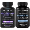 Vital Vitamine Multi Collagen Complex Plus Kapseln + Resveratrol Kapseln