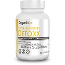 Organixx Rein & Liver Support Supplément nettoyant, Lait Thistle Reishi Formule à base de plantes pour la santé digestive, le rein et le foie, le sommeil et le soutien énergétique, sans gluten, non OGM, 60 capsules végétariennes