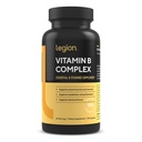 LEGION Vitamin B-Komplex (120 Kapseln) - Vitamin B-Komplex mit Cholin und Inositol unterstützt Mood & Liver Funktion - Vegan B-Komplexe Vitamine unterstützen Energiemetabolismus & Muskelfunktion
