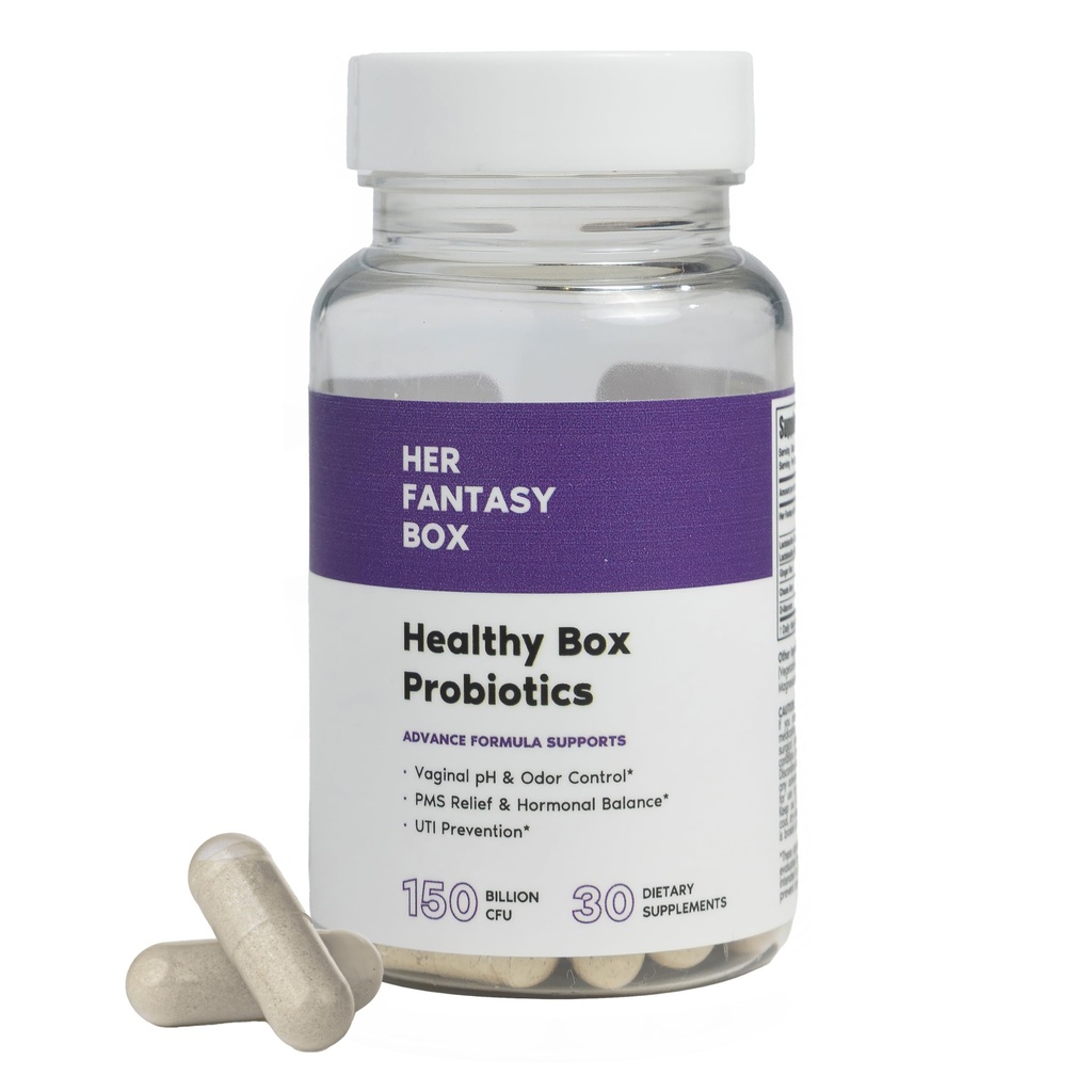 Sa boîte à fantasmes pour femmes – Prébiotiques + Mélange avancé de lactobacillus – Équilibre hormonal, soulagement du SPM – Soutien de la santé féminine avec canneberge et manne
