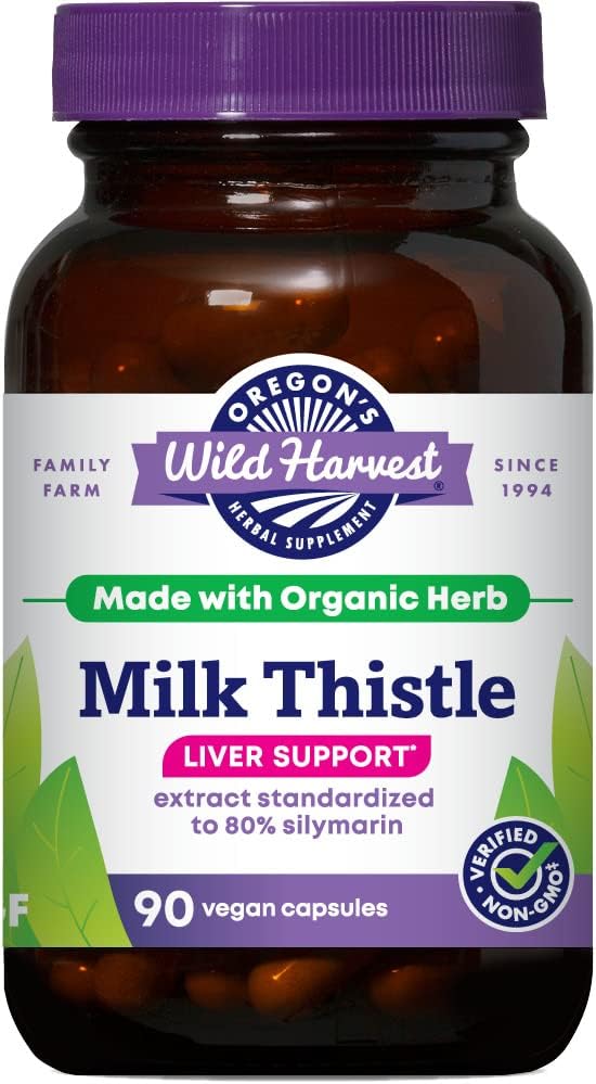 Oregons Thistle de lait sauvage -Organique - 90 capsules