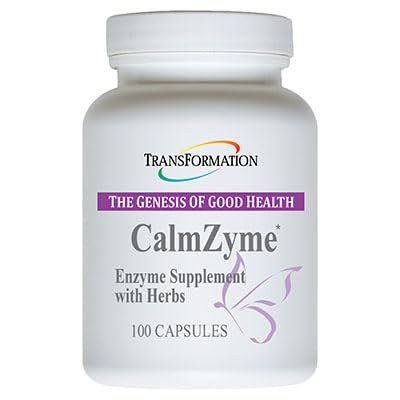 Transformation Die Genesis der guten Gesundheit Enzyme CalmZyme Supplement mit Enzymen & Kräutermischung, Maximierung der Verdauung von Nährstoffen, Produktion von Energie & Aid in Immununterstützung, 100 Kapseln