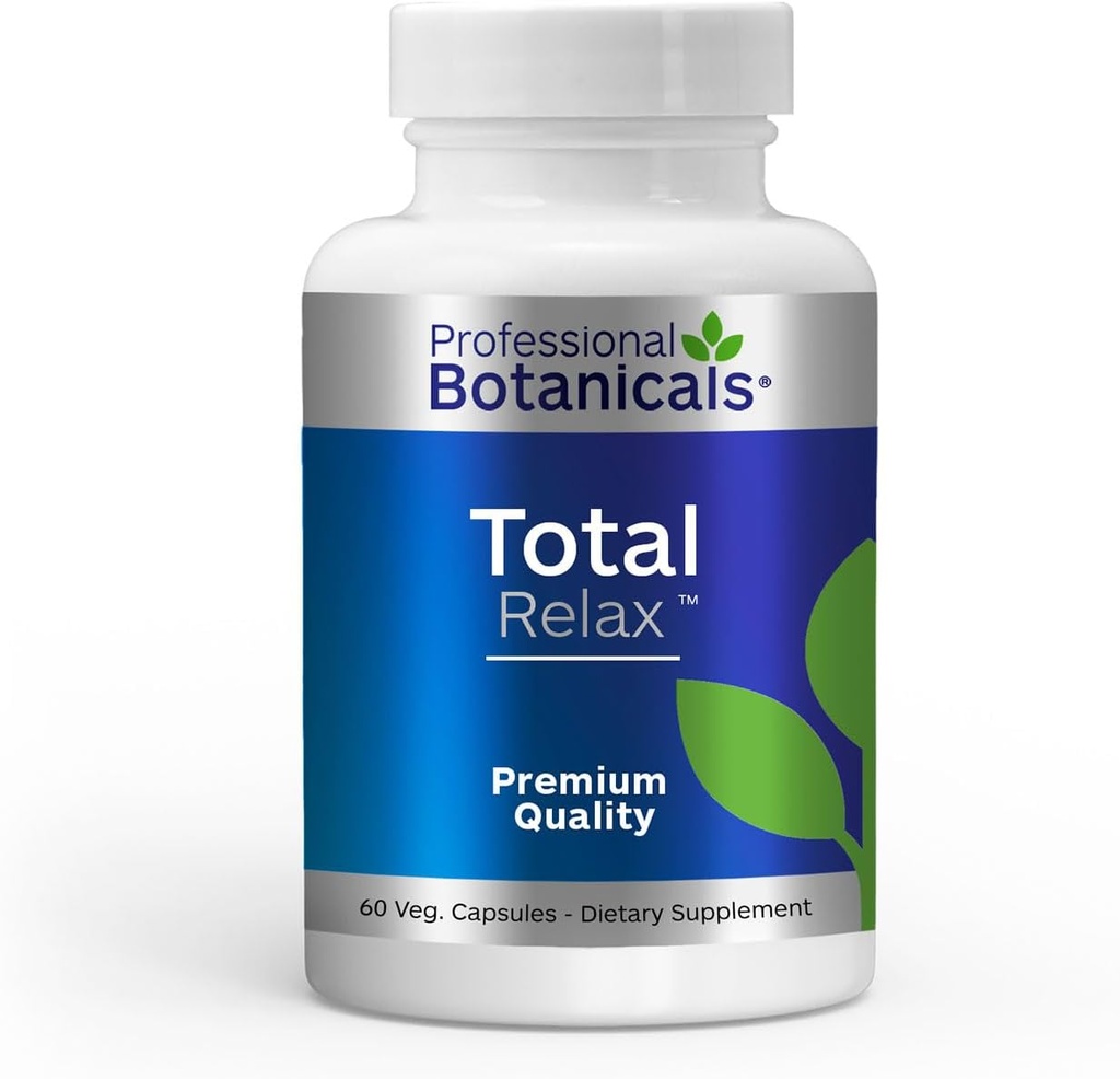 Professional Botanicals Total Relax Magnesium Supplement für Muskelspannung und Entspannung - 60 Vegetarische Kapseln