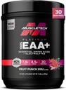 MuscleTech Platinum Essential Amino Acids Supplement mit Elektrolyten, Obst-Punch - Pre-Workout-Pulver für Energie, Muskelwachstum & Kraft-Erbauer - EAA-Komplex für Männer & Frauen - 30 Servierungen