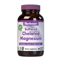 Bluebonnet Nutrition Albion tamponné au magnésium 200 mg, oxyde de magnésium, soulagement du stress, végétalien, non OGM, sans gluten, sans soja, sans lait, sans casher, 60 capsules végétales, 1 mois d'approvisionnement