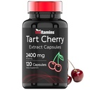 Tart Cherry Capsules (2400 MG - 120 Count) | aus Montmorency Cherry Extract | Bietet Antioxidantien, Anthocyanine, & Phytonutrients | Tart Cherry für Schlaf und mehr! | Non-GMO, Made in the USA!