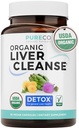 USDA Organic Milk Thistle and Dandelion Root - Silymarin Milk Thistle Liver Detox Cleanse Formula mit Artichoke Extract für umfassende Liver Support - Vegan Non-GMO & Lab Verified (1 Monat Versorgung)