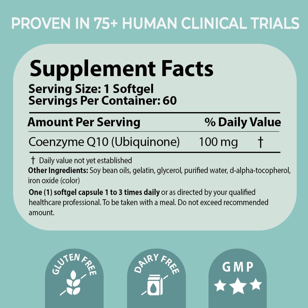 Pharma Nord Bio-Quinone Gold Coenzym Q10 100mg | Die Original CoQ10 | Hohe Absorption, unterstützt von Forschung | Essential Antioxidant for Energy, Heart Health and Fertility Support* | 150 Softgels