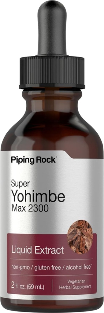 Super Yohimbe Max Liquid Extract Alkoholfrei, 2300 mg, 2 fl oz (59 mL) Tropfflasche