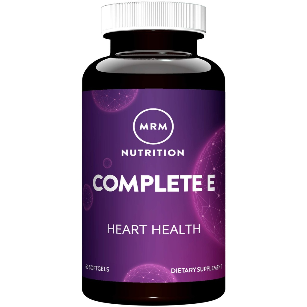 MRM Nutrition Complete E | 400 IU Vitamin E | Herzgesundheit | mit Vitamin C| Gluten-Free | 30 Portionen