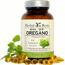 Huile de racines de plantes d'Origan - Fabriqué à partir de l'huile d'Origan Méditerranée - 90 Capsules Softgel faciles à avaler - Extra Strength 150mg