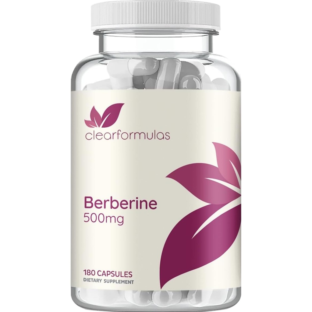 Berberine Supplement 500mg - Lab getestet Berberine 500mg Wertgröße - Vegan Non-GMO Made in the US & Gluten Free (6 Monate Versorgung)