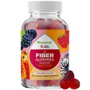 Gommies de fibre prébiotique élevée pour les enfants - Suppléments de fibre diététique pour la digestion et la constipation - Gommies de la racine de chicorée pour les enfants immunes - Suppléments nutritionnels non OGM et végétaliens - 120 Compte