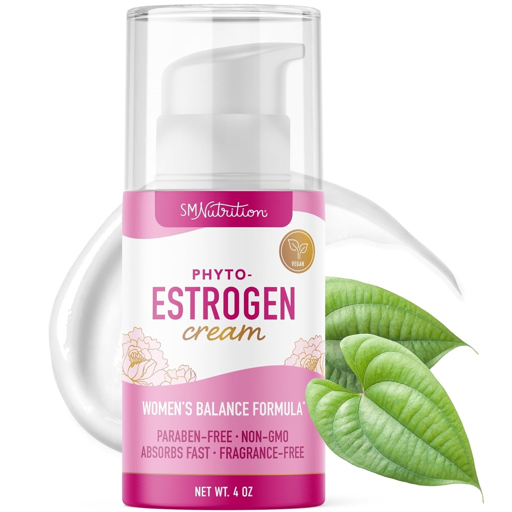 Crème Phyto Estrogen pour les femmes avec Yam sauvage à base de plantes Flash chaud, ménopause et soutien du cycle menstruel