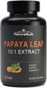 Papaya Blatt Extrakt Kapseln - 10X Stärke, 120 Veg Kapseln, Immun Gut & Super Verdauungsmedizin