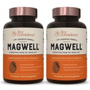 Live Conscious Magnesium Zink & Vitamin D3 - Bioverfügbare Formen von Magnesium - Malat, Glycinat, Citrat - Mag BonWelle & Herz Gesundheit, Immunsystem Unterstützung - 120 Kapseln (2-Pack)