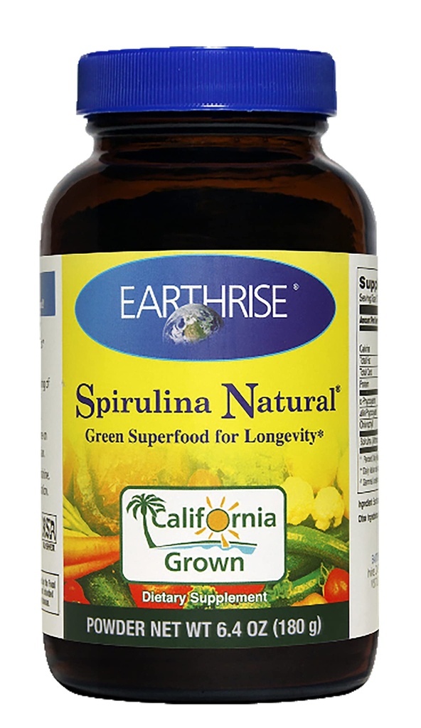 EARTHRISE Spirulina Pulver 180 Gramm, 0,01 Pfund