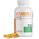 Bronson Vitamin C 1000mg Premium Non-GMO Ascorbic Säure Tabletten, 100 Zähler