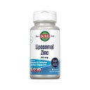 KAL Liposomal Zink 30mg, Cellular Function and Immune Support Supplement, Enhanced Absorption Zink Supplements, Vegan, Glutenfrei, Sojafrei, 30 Servierungen, 30 VegCaps